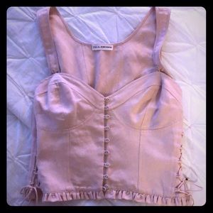 Pink Bustier Top